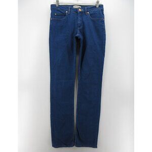 Acne Studios Jeans 30X34 Slim Straight Denim Rugged Pants Dark Wash *